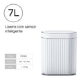 Lixeira Inteligente com Sensor Automático - Numa Decor