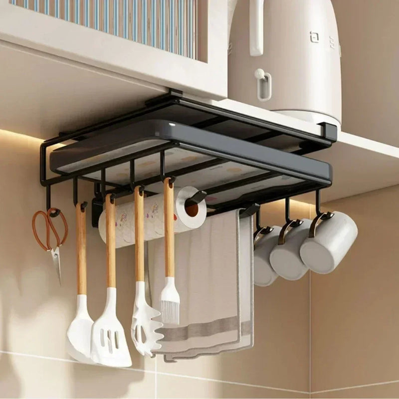 Organizador Suspenso — Ganchos, Toalhas e Tampas de Panela - Numa Decor