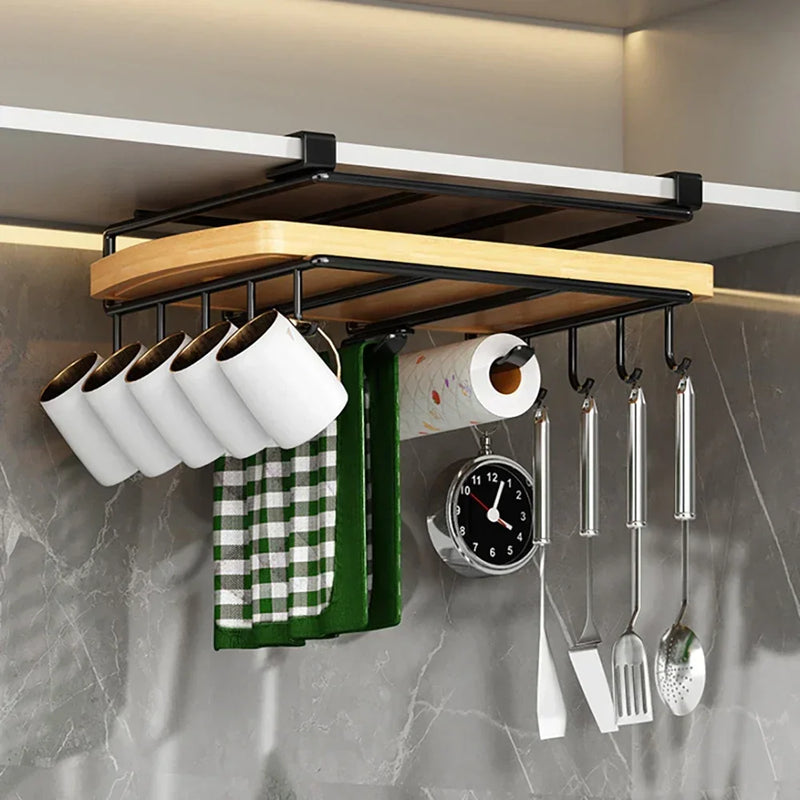 Organizador Suspenso — Ganchos, Toalhas e Tampas de Panela - Numa Decor