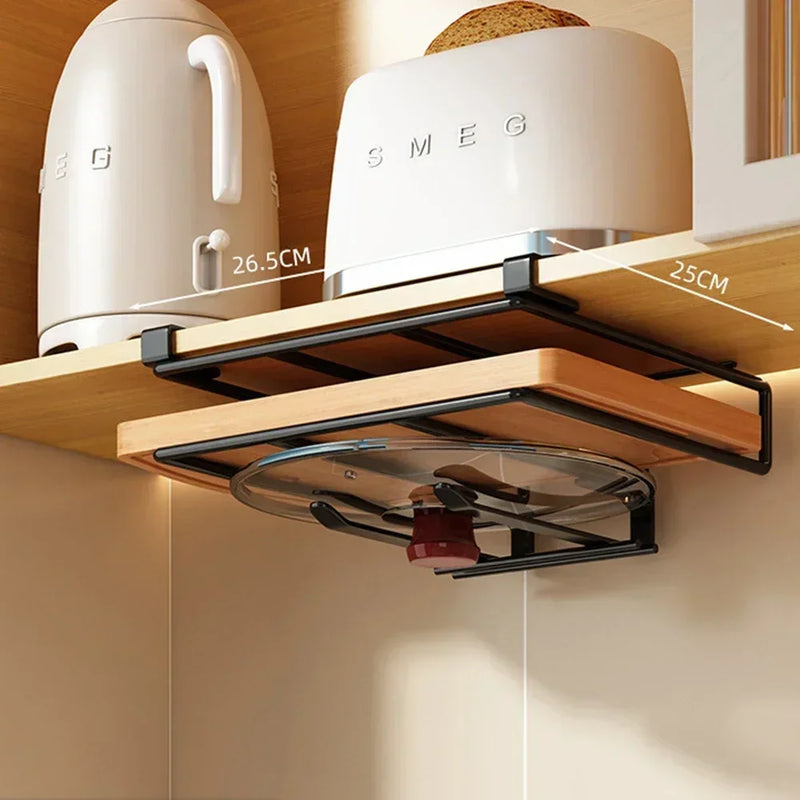 Organizador Suspenso — Ganchos, Toalhas e Tampas de Panela - Numa Decor