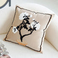Capa de almofada nórdica vintage marrom 45x45 cm - Numa Decor