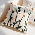 Capa de almofada nórdica vintage marrom 45x45 cm - Numa Decor
